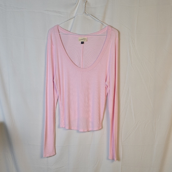 Universal Thread Women's Pastel Pink Long Sleeve Top Size XL - Picture 1 of 4